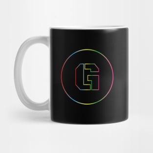 letter G colorful design Mug